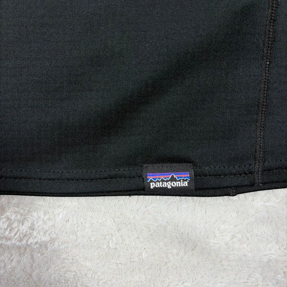 Patagonia Capilene Midweight Mens XL Black 1/4 Zip Baselayer Polartec Outdoors - Picture 4 of 9